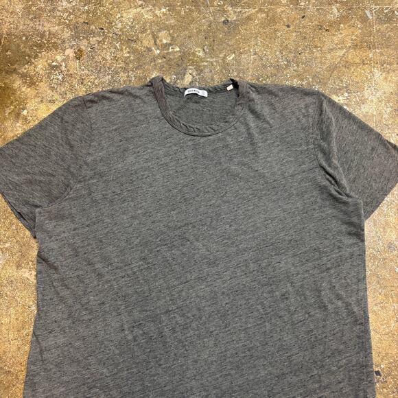 Buck Mason Curved Hem Slub Cotton Short Sleeve T Shirt Men's XL Minimalist - Picture 2 of 9